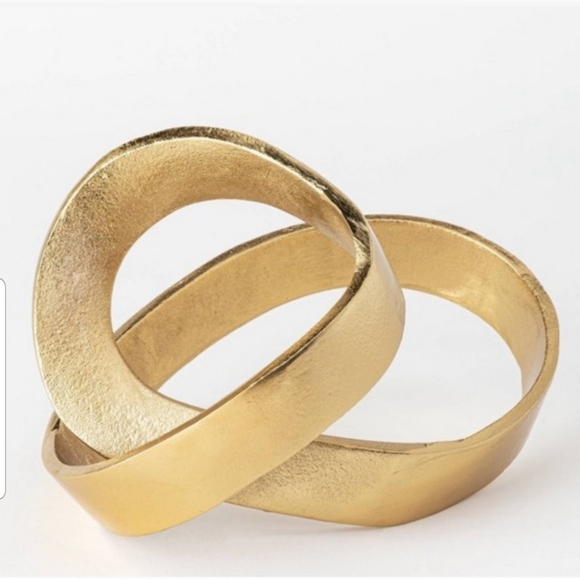 Decorative Brass Figurine Gold -